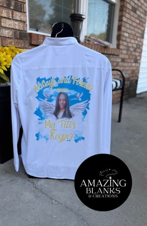 Custom Memorial Button Down