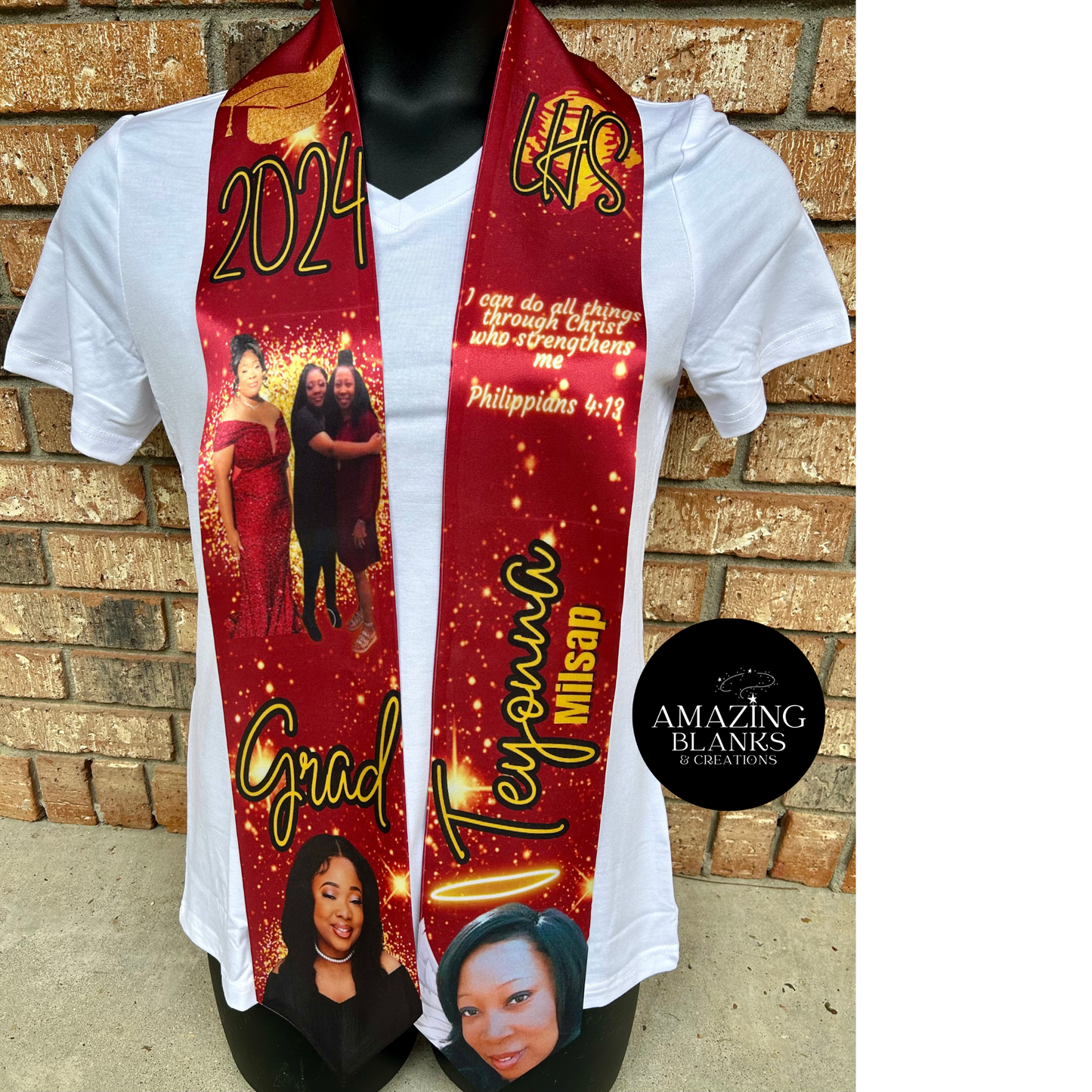 Custom Graduation Stole