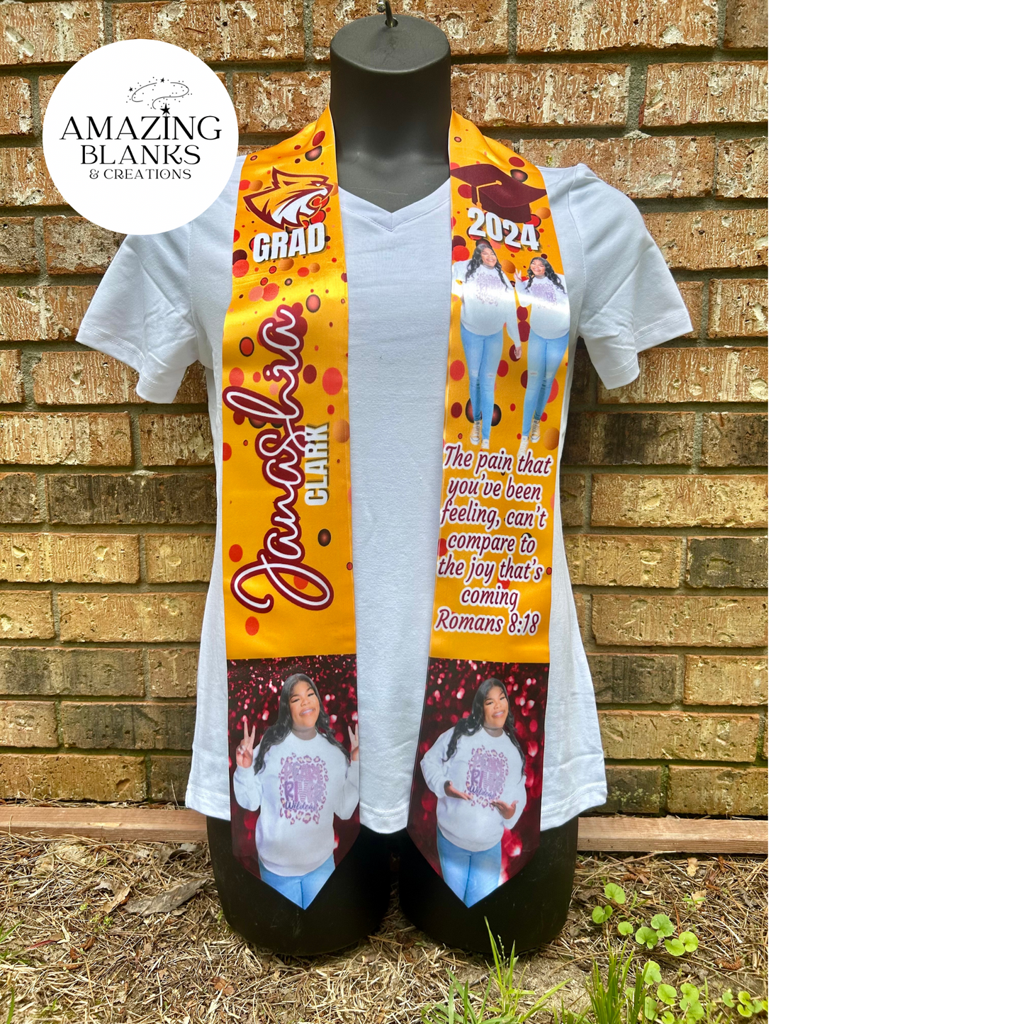 Custom Graduation Stole