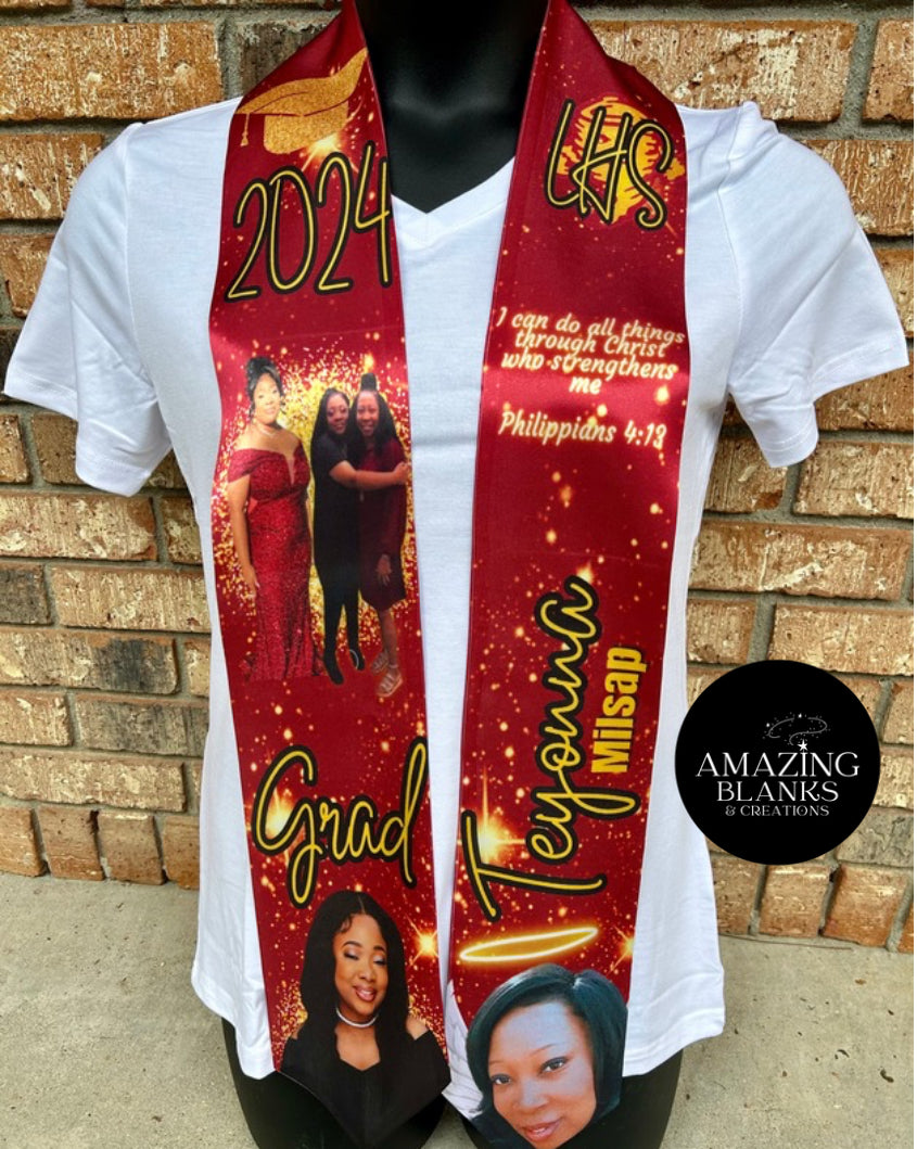 Custom Graduation Stole