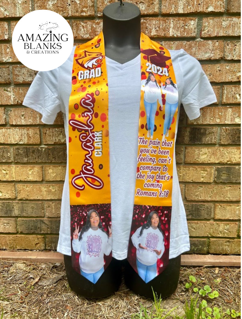 Custom Graduation Stole