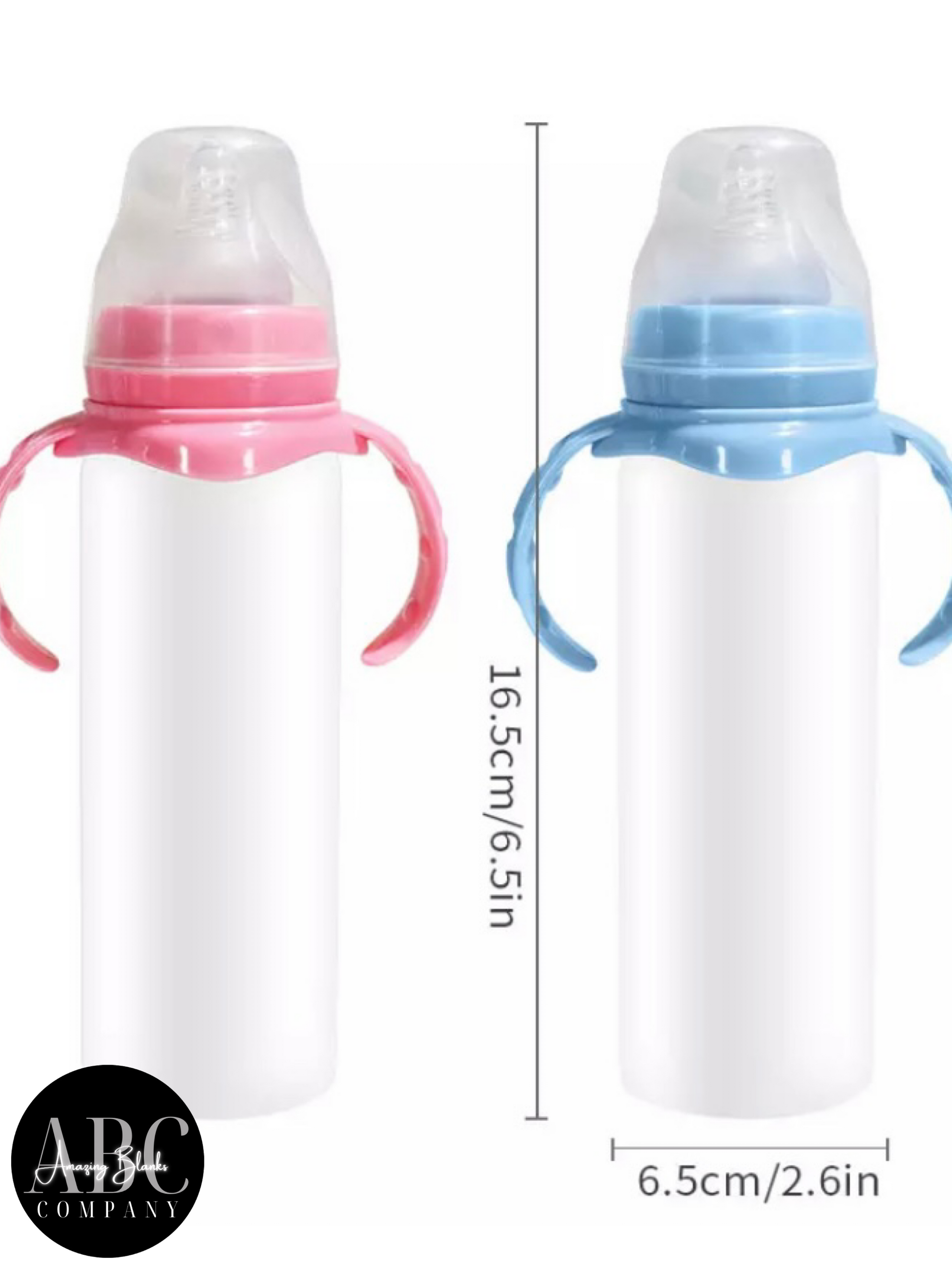 Straight 8oz Sublimation Baby Bottle/sublimation Baby Blank Bottle/baby  Blank Bottle/sublimation Kids Tumbler 